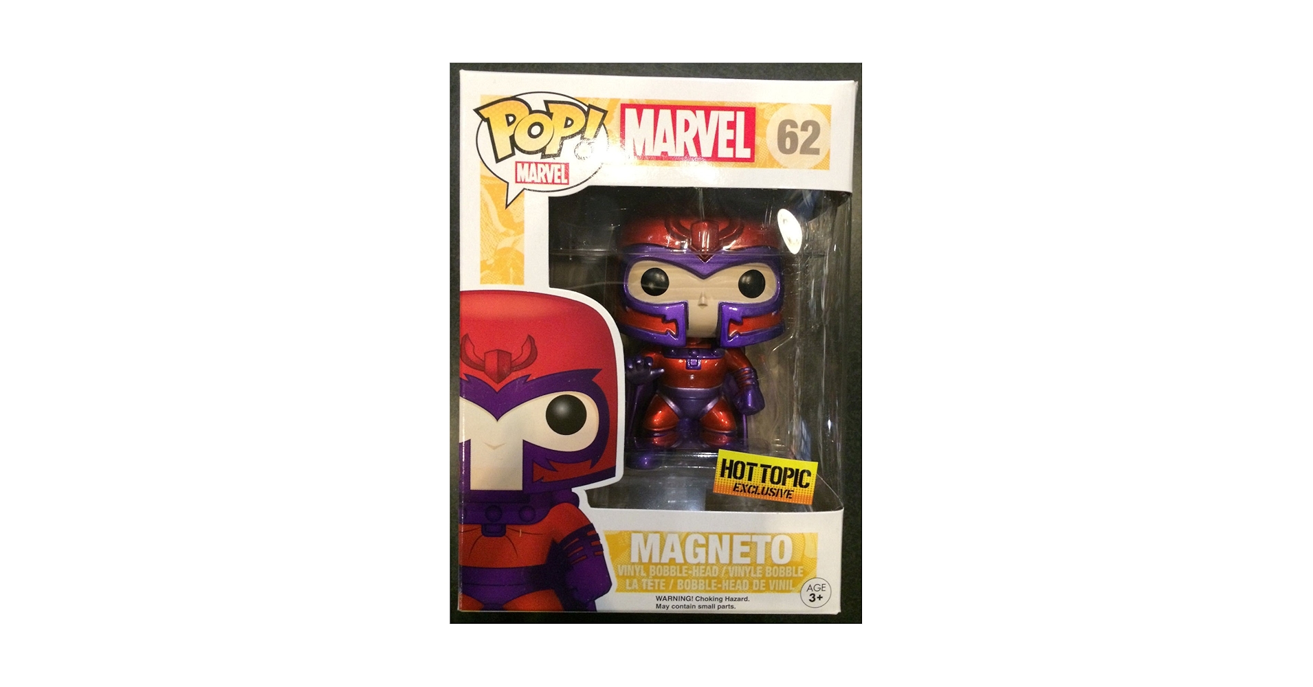Amazon.com: Funko Pop Marvel Magneto Exclusive Vinyl Bobble